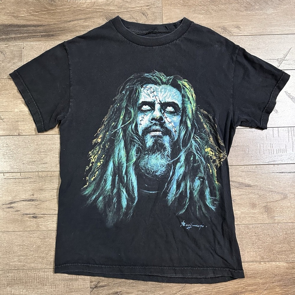 Rob Zombie 2004 Vintage Short Sleeve Band T-Shirt Size M Men's